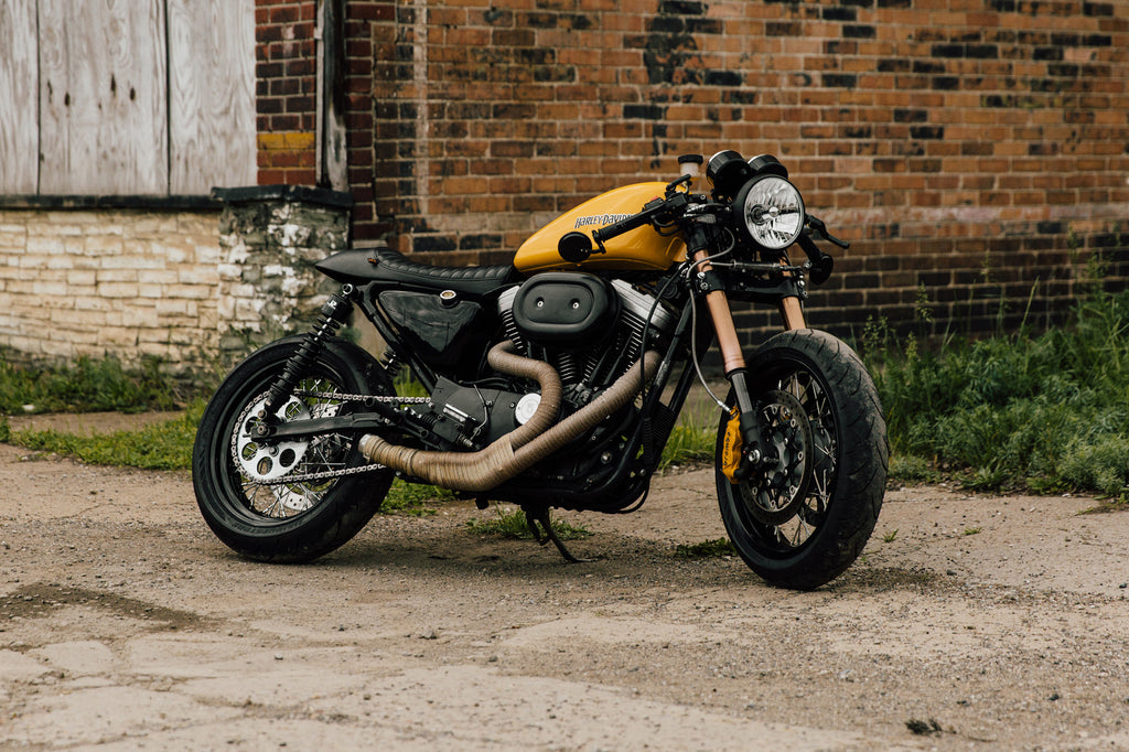 custom sportster cafe racer