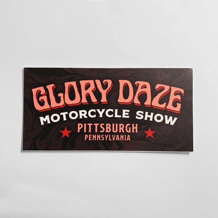 Glory Daze Pittsburgh Sticker