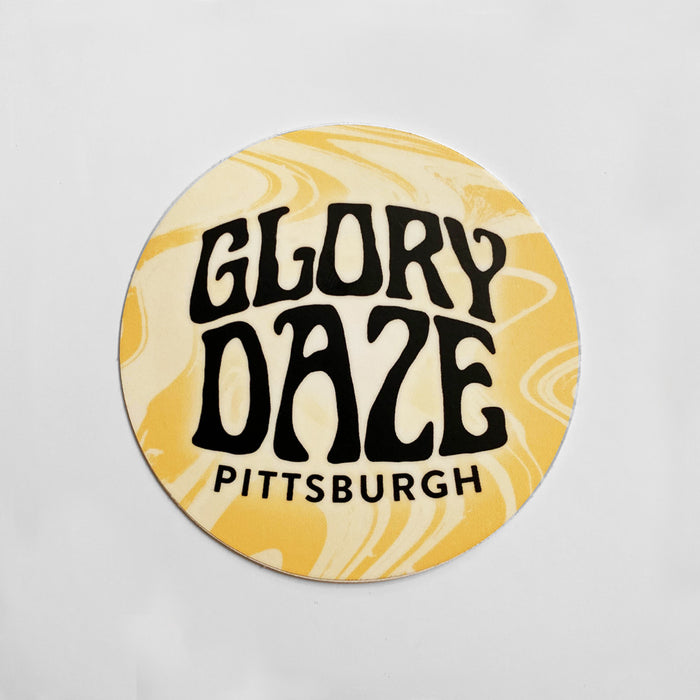 Glory Daze Circle Sticker