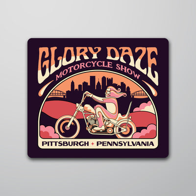Glory Daze Skyline Sticker