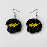 Motorcycle Helmet Earrings