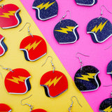 Motorcycle Helmet Earrings