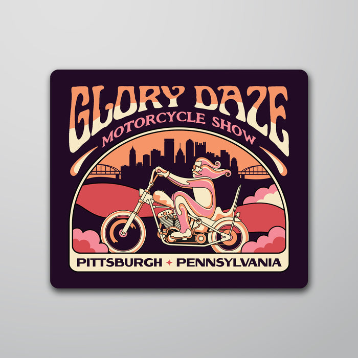 Glory Daze Skyline Sticker